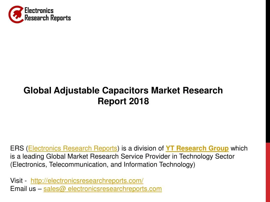 global adjustable capacitors market research