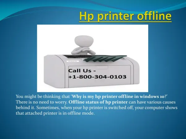 Hp printer offline