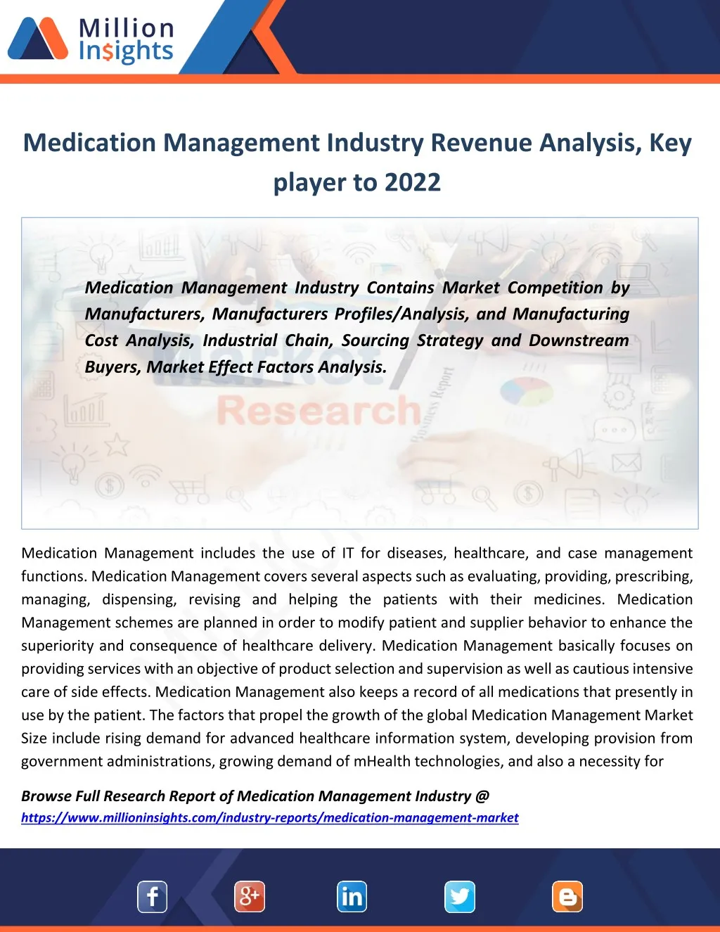 medication management industry revenue analysis