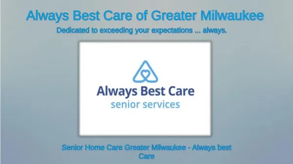 Always Best Care of Greater Milwaukee