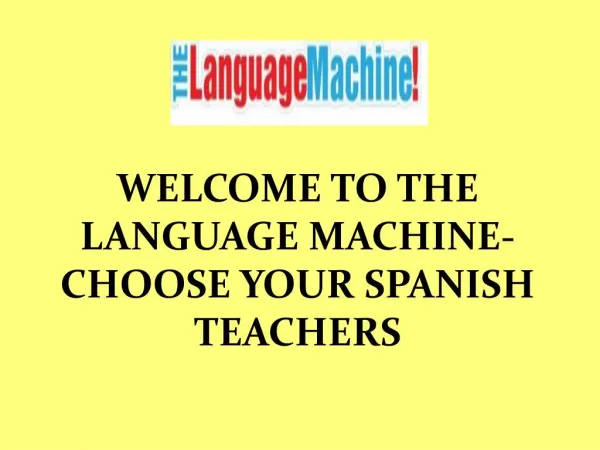 Book Expert Teachers For Spanish Lessons in London