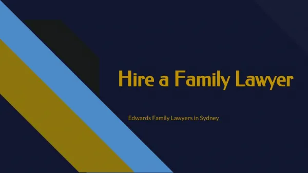 Sydney Family Lawyer