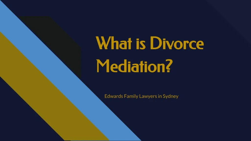what is divorce what is divorce mediation
