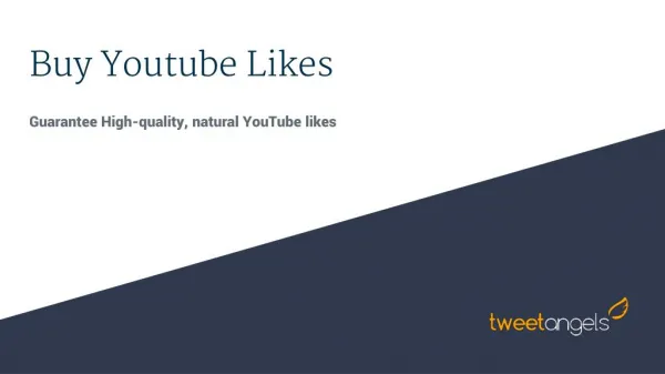 Buy Youtube Likes - TweetAngels