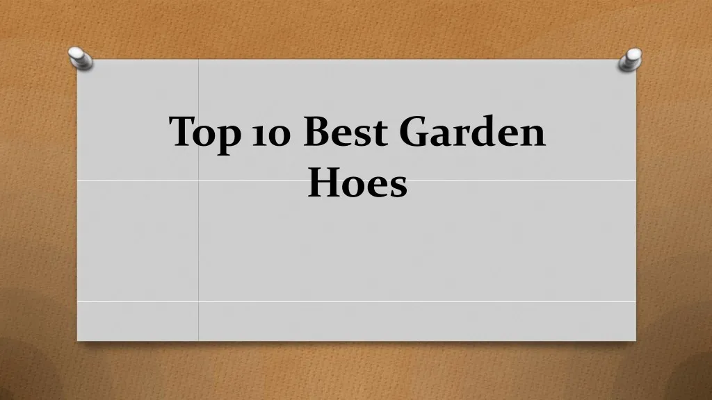 top 10 best garden hoes