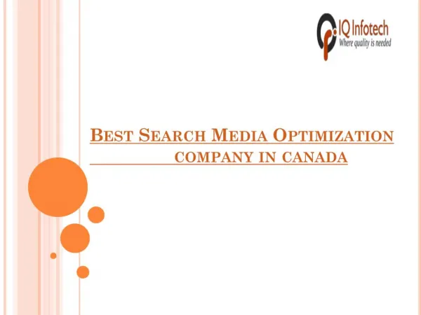 Best Search Media Optimization company in canada