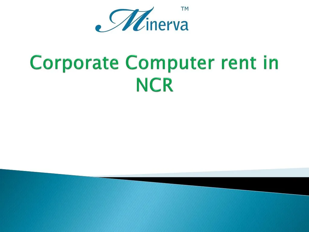 corporate computer rent in ncr