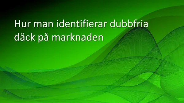 hur man identifierar dubbfria d ck p marknaden