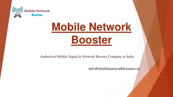 Mobile Signal Booster Dealer in Delhi, 2G 3G CDMA Mobile Network Booster India