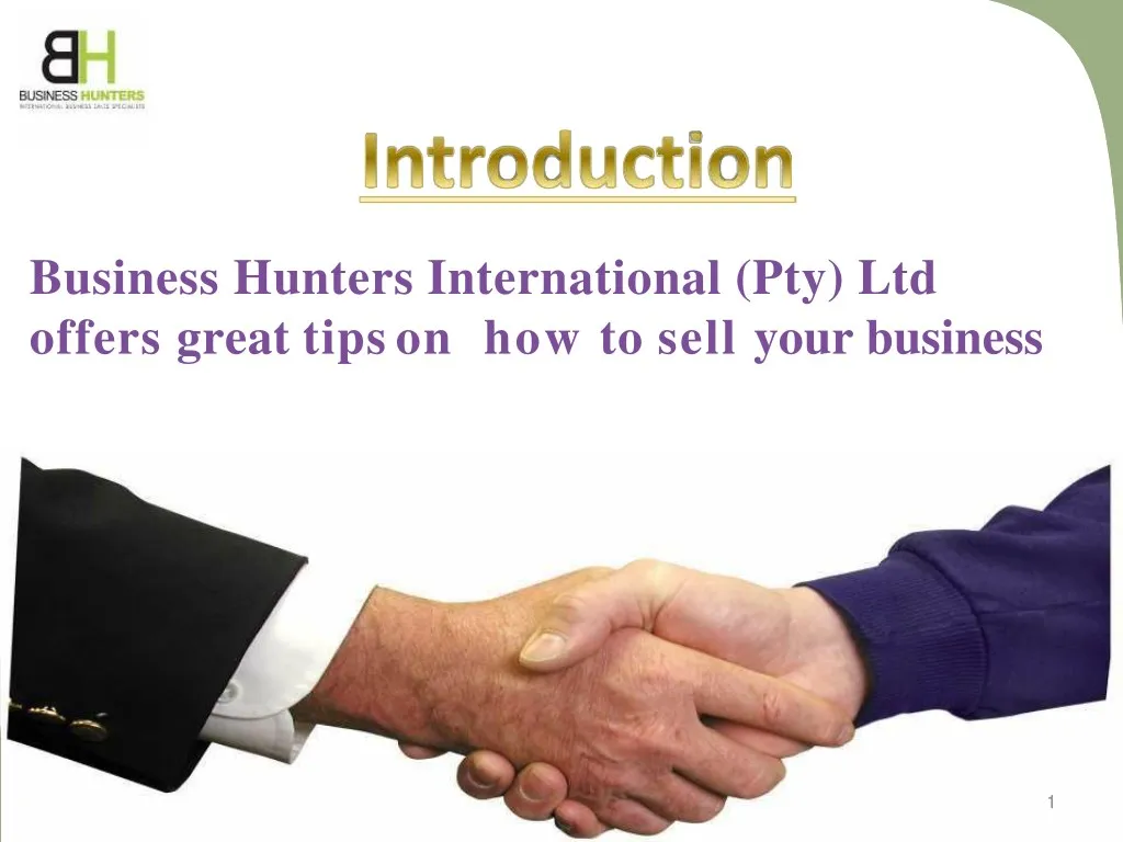 business hunters international pty ltd offers
