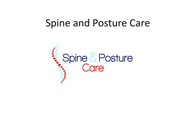 Spineandposturecare