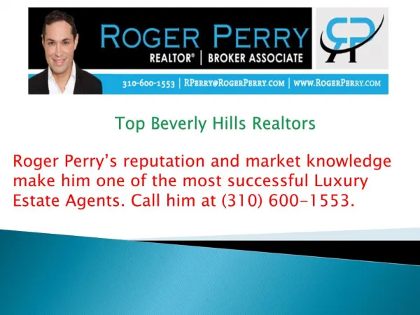 Top Beverly Hills Realtors