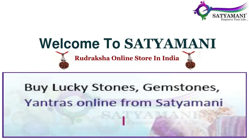 welcome to satyamani