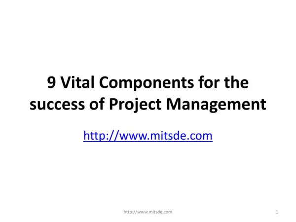 9 Vital Components For The Success of Project Management | Distance MBA in Project Management | MIT School of Distance E