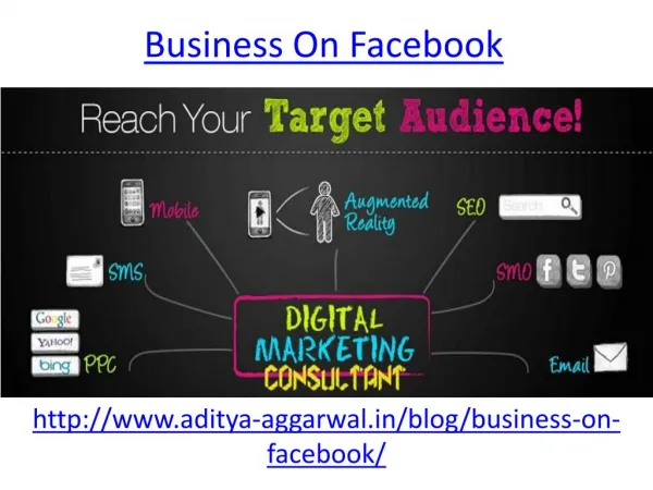 Find opportunity and business on facebook