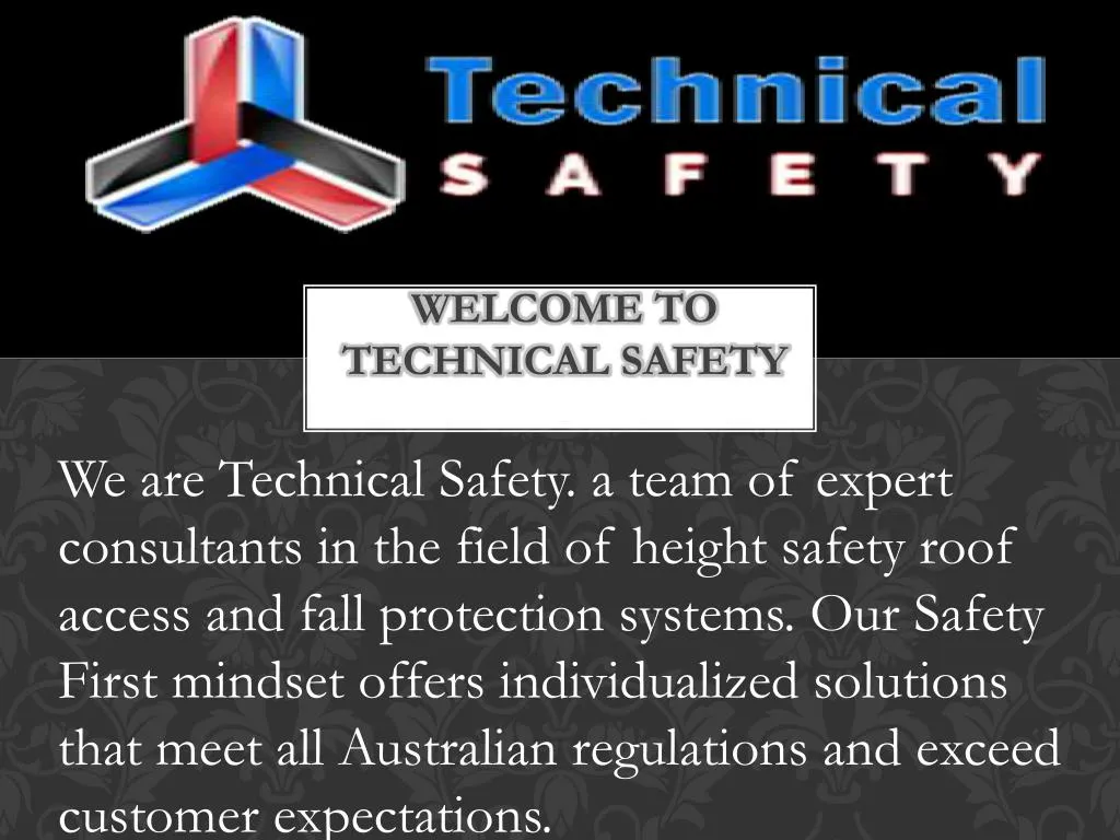 welcome to technical safety