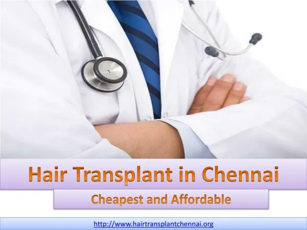 Best Hair Transplant in Chennai at Best Price