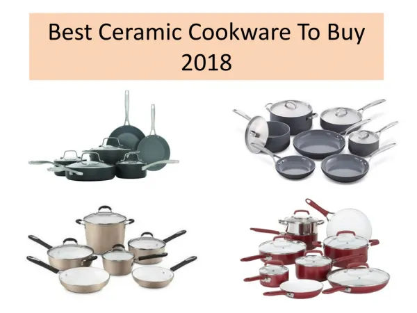 Best Ceramic Cookware To Buy 2018