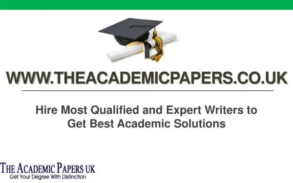 Dissertation Writing Services UK - The Academic Papers UK