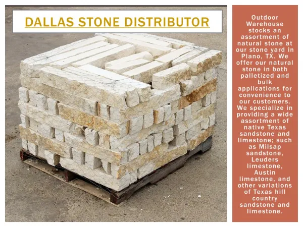Dallas Stone Distributor