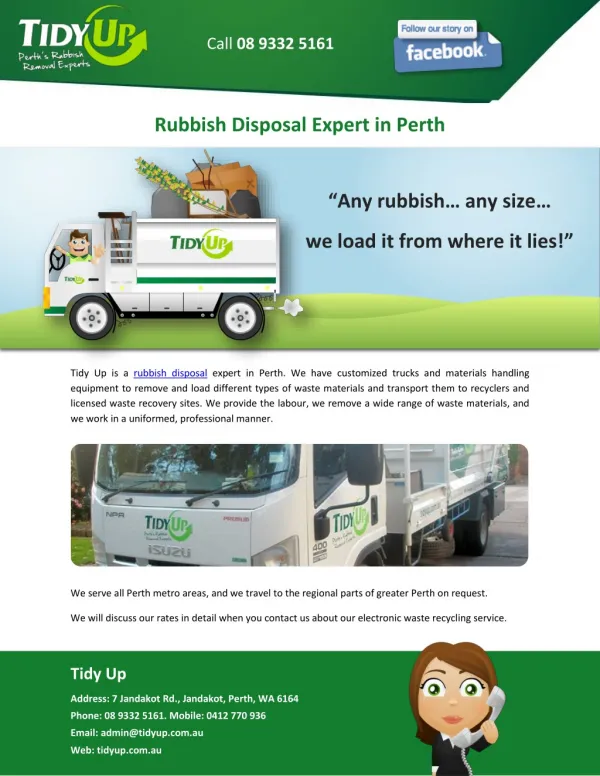 Rubbish Disposal Expert in Perth