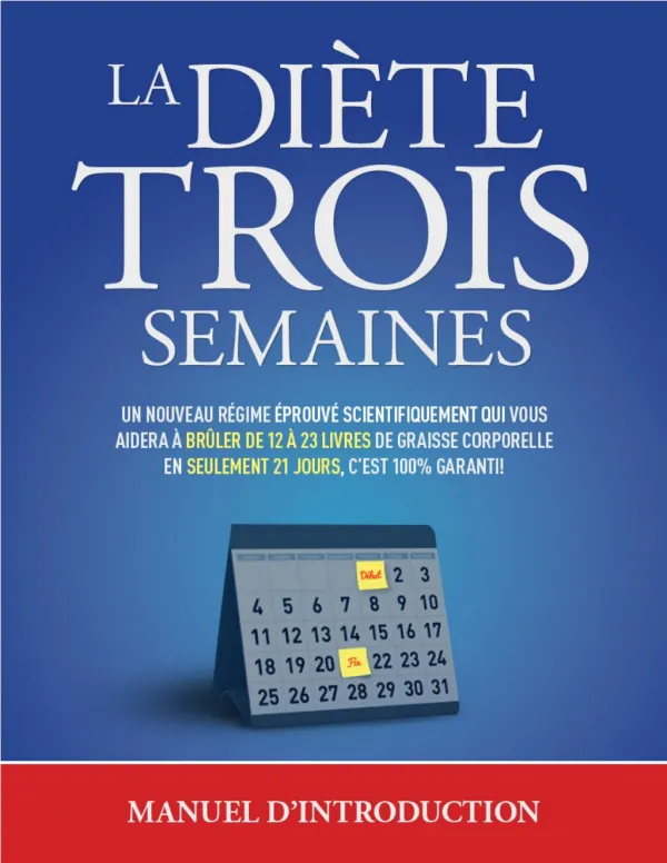 la diÃ¨te 3 semaines pdf