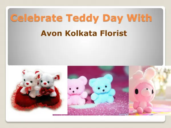 Teddy Day Special Delivery by Avon Kolkata Florist