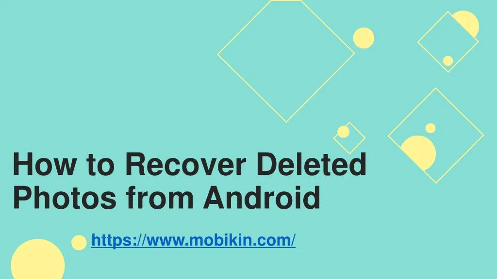 how to recover deleted photos from android