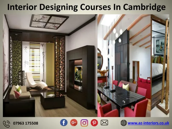Interior designing courses in Cambridge.