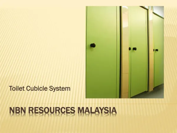 Toilet Cubicle and Partition System in Malaysia at NBN Resources