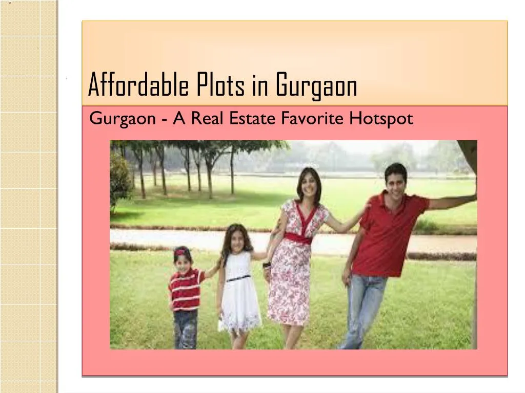 affordable plots in gurgaon