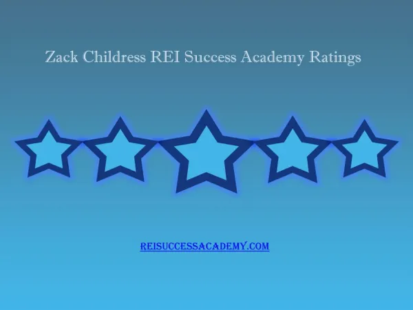 Zack childress rei success academy ratings