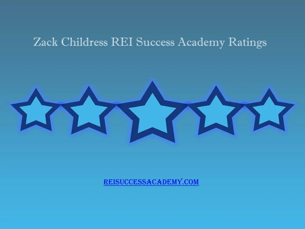 zack childress rei success academy ratings