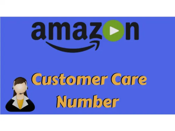 Amazon customer care number India - Toll Free