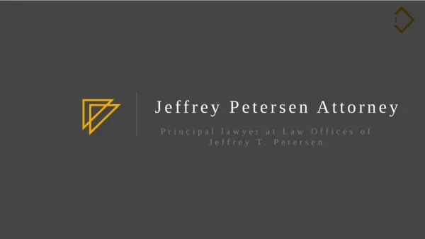 Jeffrey Petersen Lawyer From San Diego, CA