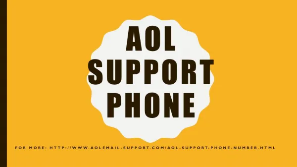 AOL Support Number 1844-205-0712 to get instant support