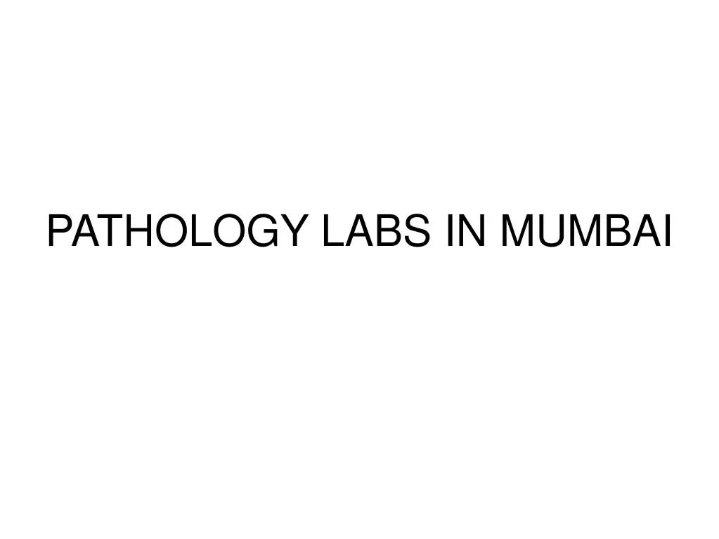 pathology labs in mumbai