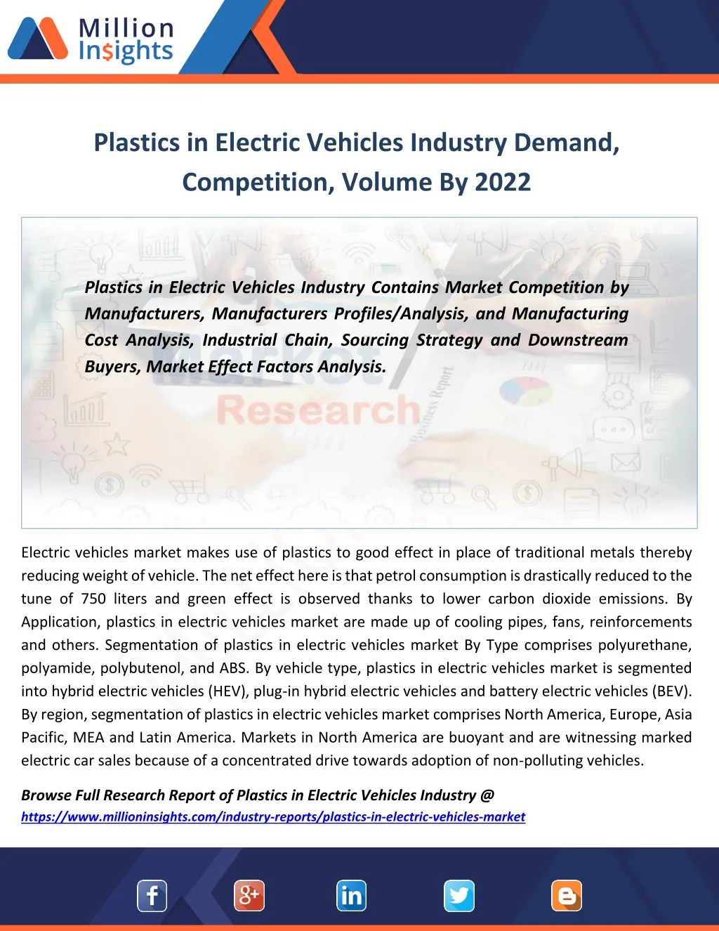 plastics in electric vehicles industry demand