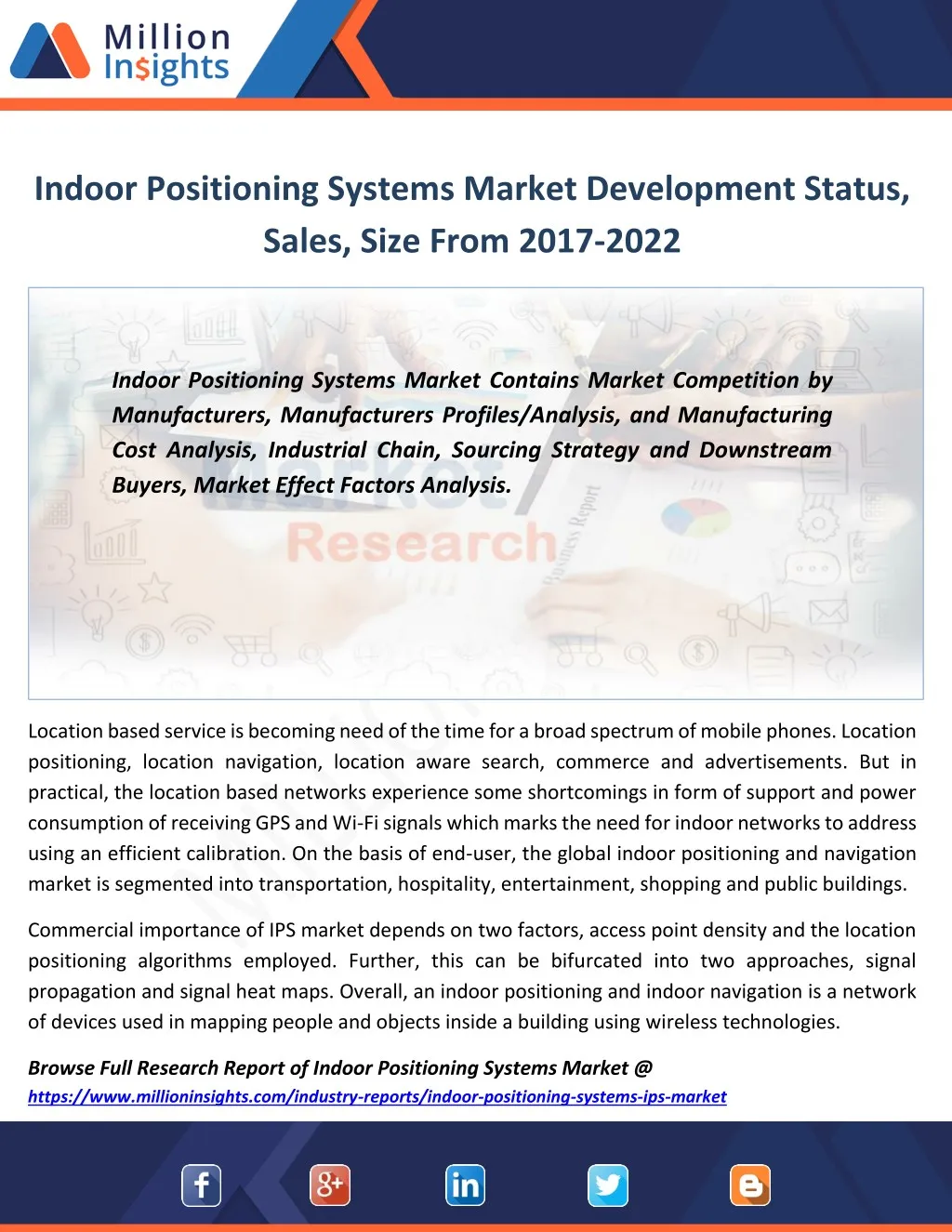 indoor positioning systems market development