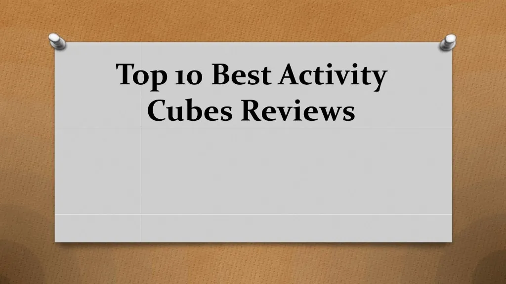 top 10 best activity cubes reviews