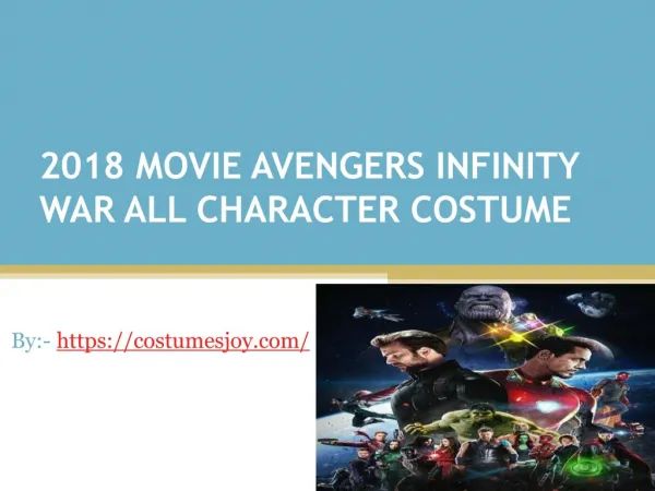 Buy Online cheap price Infinity war superhero costumes