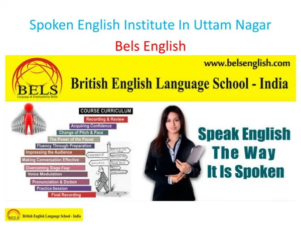 Spoken English Institute In Uttam Nagar