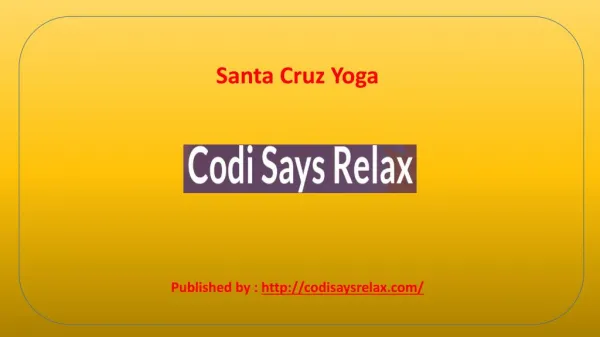 Santa Cruz Yoga