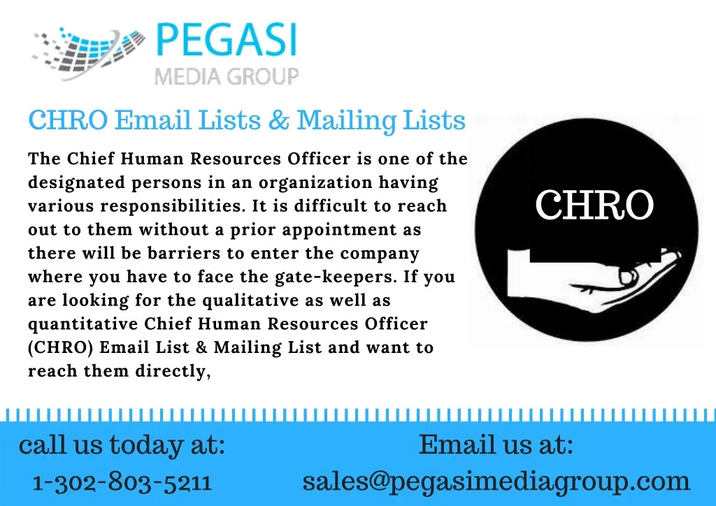 chro email lists mailing lists