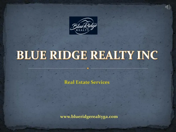 Houses for Sale in Blue Ridge, GA - Blue Ridge Realty Inc