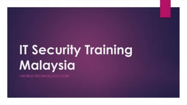 IT Security Training Malaysia