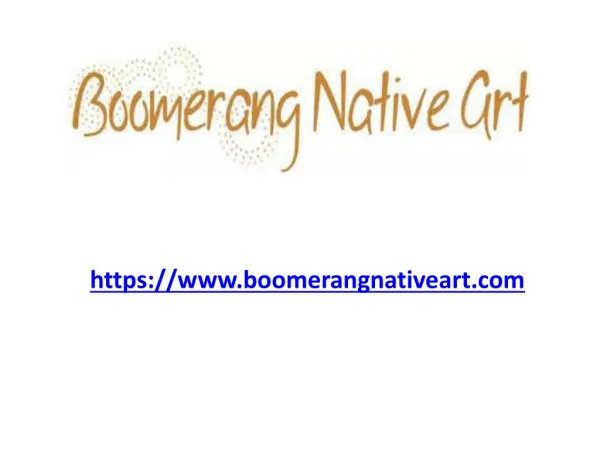 Get Designing & Decorating Boomerang Project from Boomerang Native Art