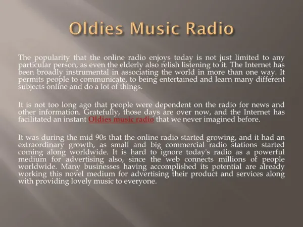 Online Music Radio: An Rockabilly Essential