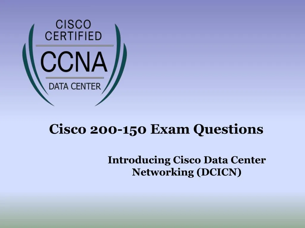cisco 200 150 exam questions