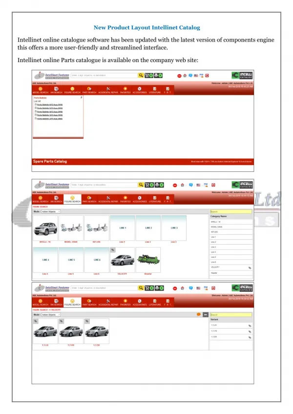 New Product Layout Intellinet Catalog - Intellinet System Private Limited